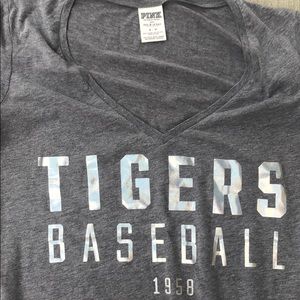 Pink baseball shirt